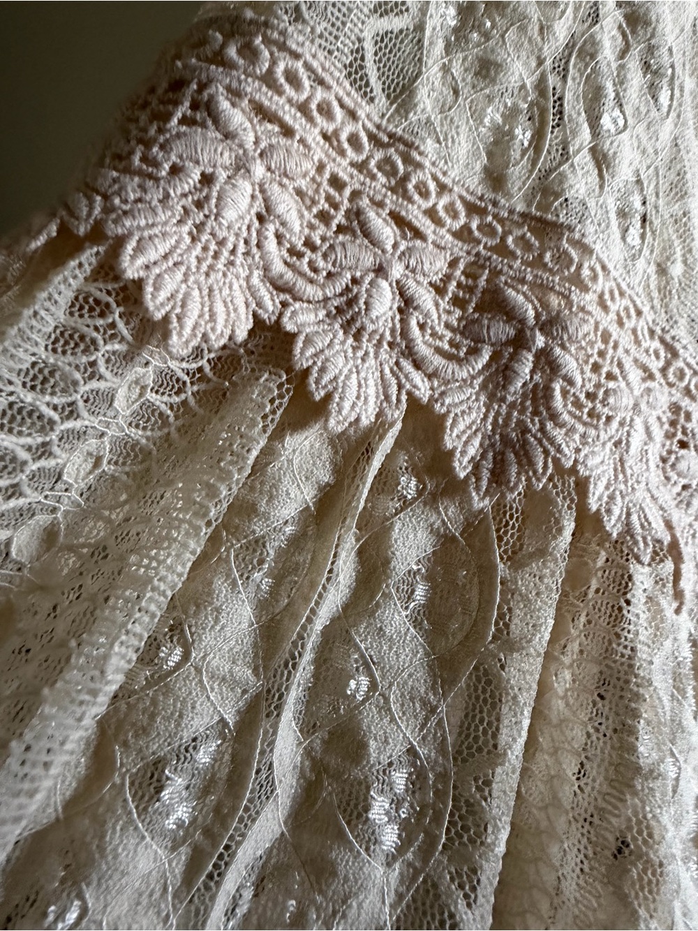 Lace Maxi Dress in Cream - Picture 15 of 17